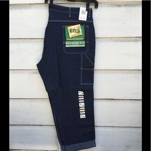 Men’s new KEY Dungaree reg fit jeans 42x32